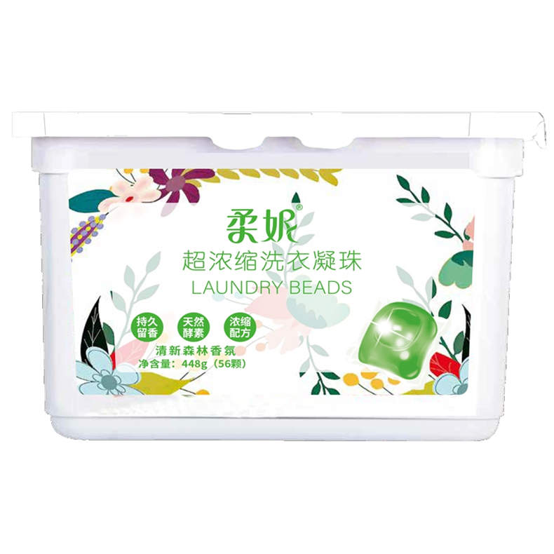 （DF）柔妮超浓缩洗衣凝珠清新森林香氛448g/盒*1盒