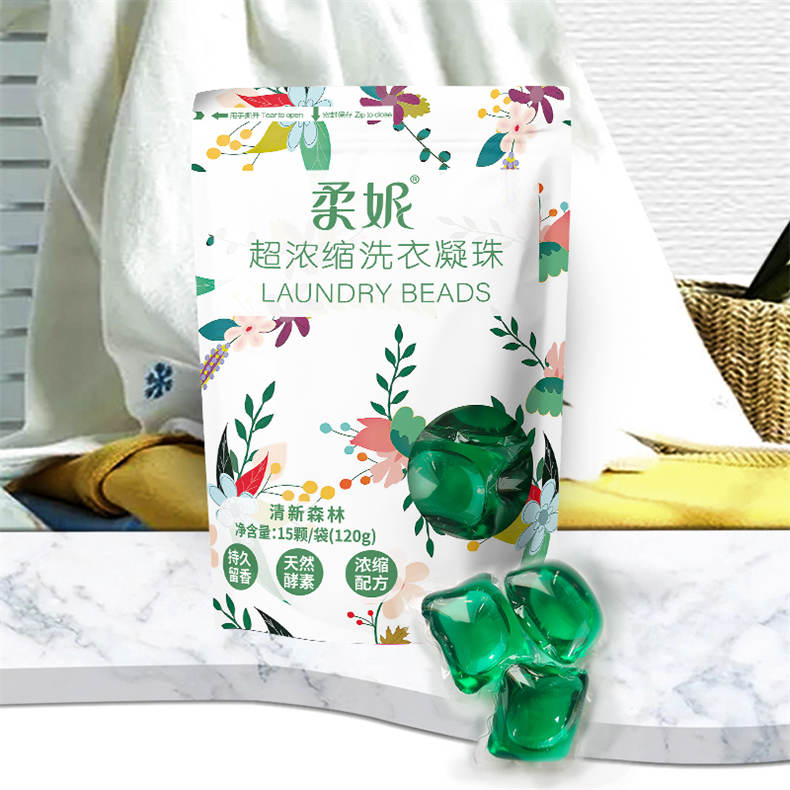 （DF）柔妮超浓缩洗衣凝珠清新森林香氛120g/袋*1袋
