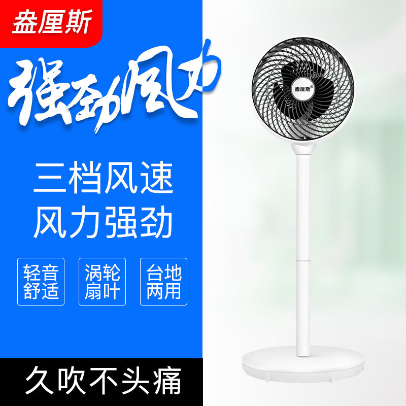 盎厘斯电风扇落地扇台立两用大风量摇头扇（DF）