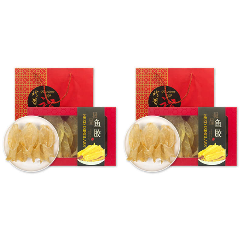 新礼堂花胶巴沙鱼胶干货组20头250g/盒*2盒