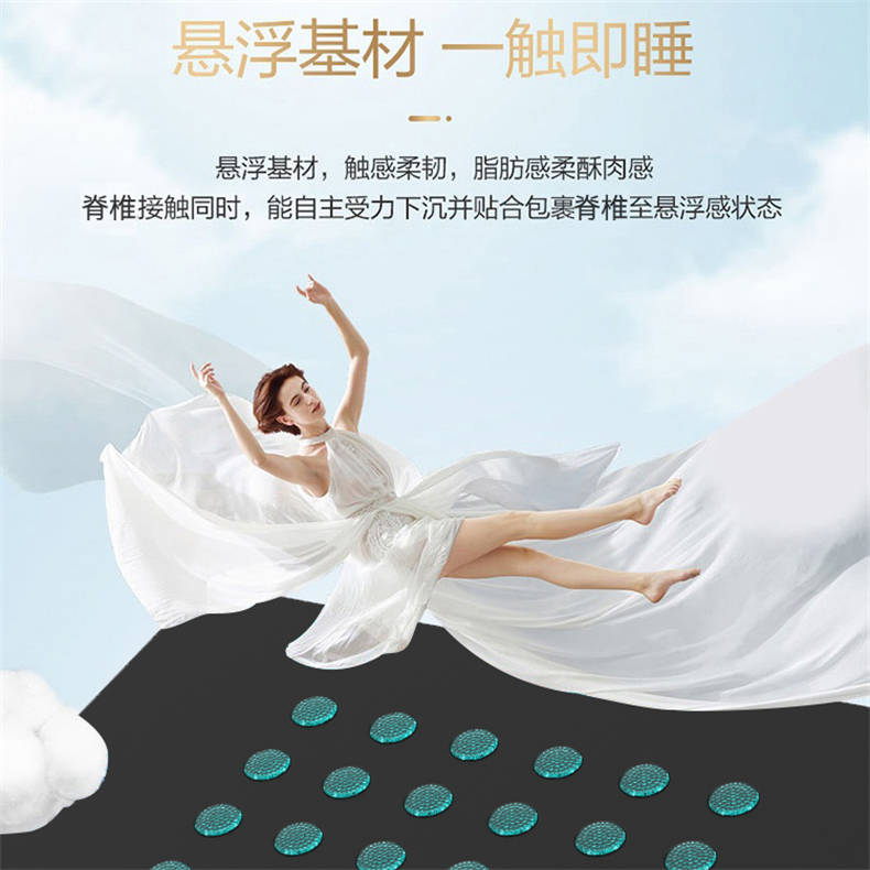 德国巴康洋悬浮能量床垫*1张（赠被子、四件套）【配送方式：提货券】（ZG） 组合色 150*200*