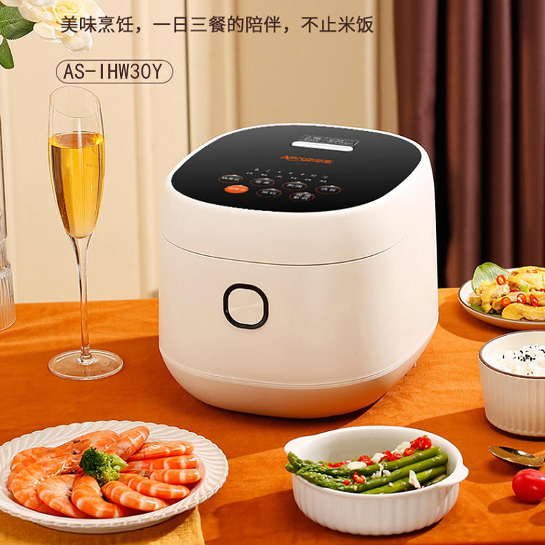 Amos钛健康多功能智能饭煲（赠涂层炒锅（含盖）*1、740ml保温杯*1）（BD）