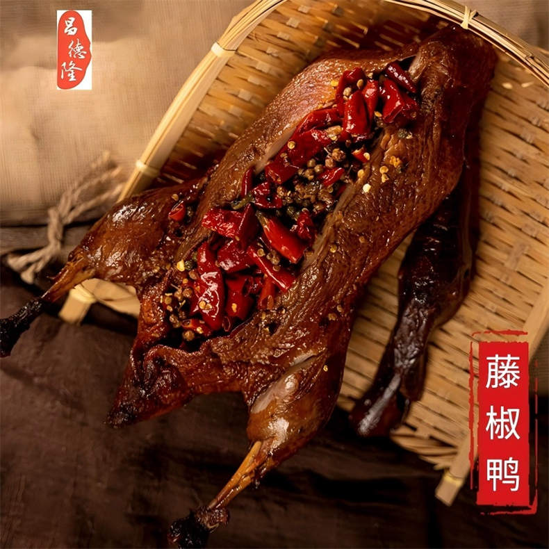昌德隆甄选椒麻鸭650g/只*6只（BD）