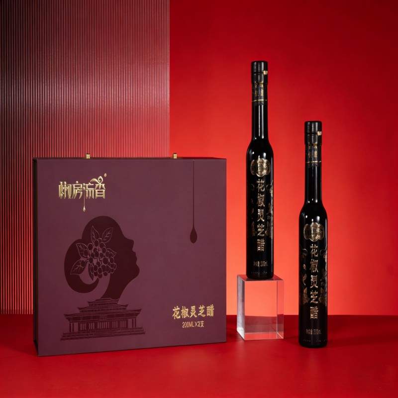 椒房流香花椒灵芝醋200ml/瓶*2瓶