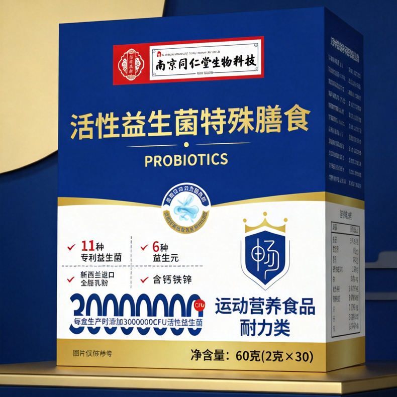 2026年中庆-南京同仁堂活性益生菌特殊膳食健康组10盒