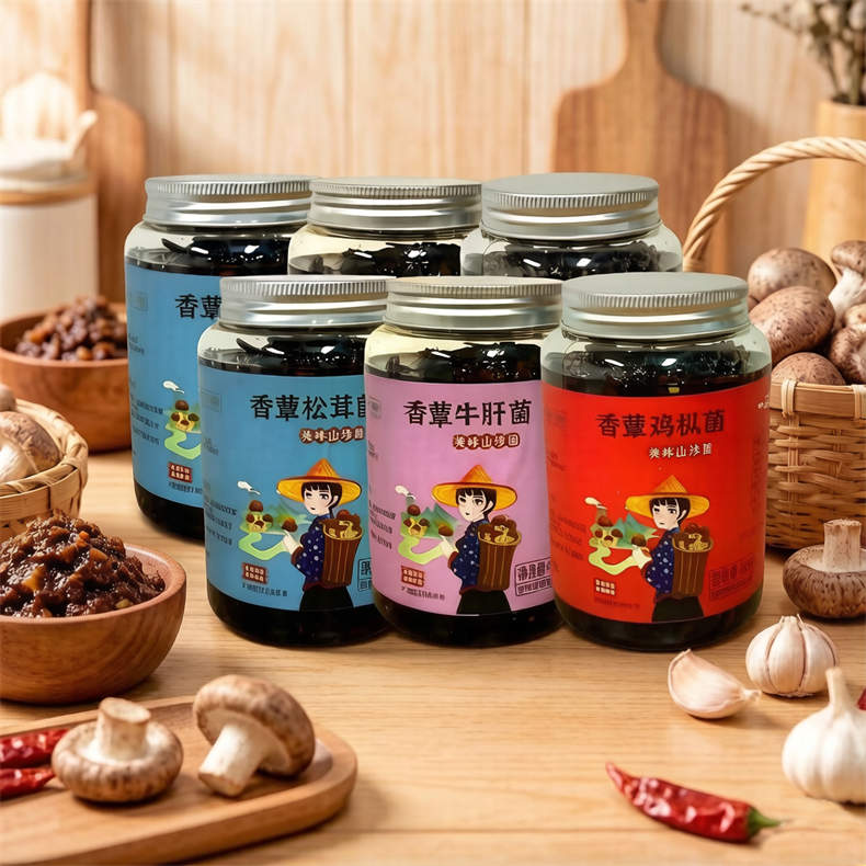 2026年中庆-云南香蕈鸡枞菌/松茸菌/牛肝菌460g/瓶*6瓶（ZG）