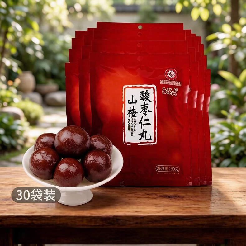 非遗技艺山楂酸枣仁丸90克/袋*30袋（BD）