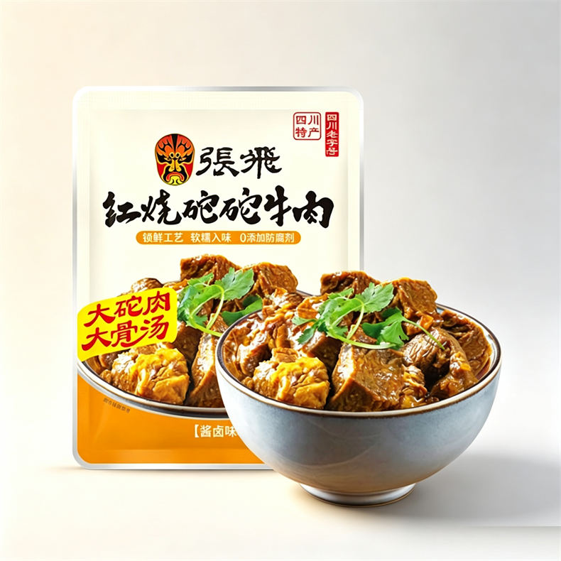 四川特产张飞坨坨牛肉188g/袋*12袋（ZG）