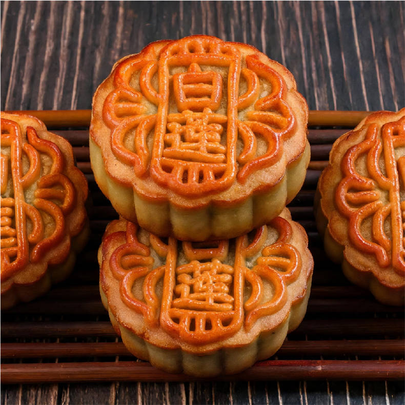 “双节盛惠·礼遇金秋”-正耕素润秋月月饼礼盒300g/盒*3盒（ZG）