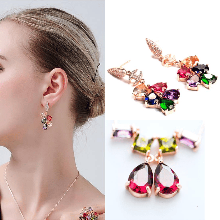 JustCavalli“巴洛克”系列耳钉（ZG）