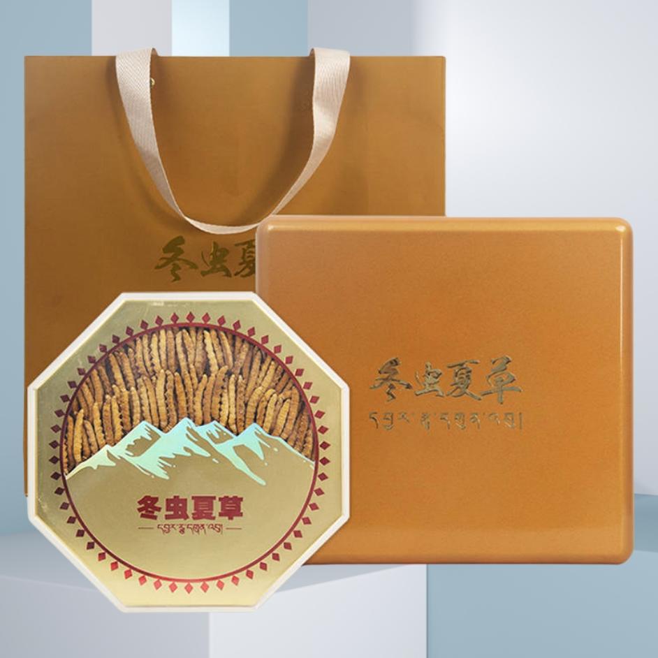 双12-新礼堂中科溯源西藏冬虫夏草50g/盒*1盒（赠西洋参100g/盒*2盒）